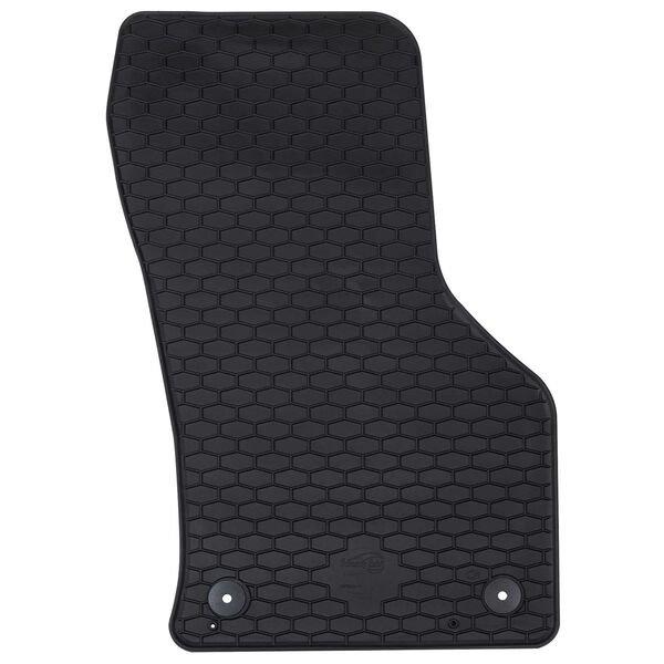 vidaXL Covor pentru mașină 4 pcs Negru Cauciuc