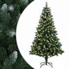 vidaXL Brad de Crăciun artificial 120 cm 150 LED-uri Alb cald