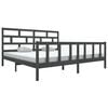 vidaXL Cadru de pat, gri , 200x200 cm, lemn masiv de pin