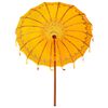 vidaXL Parasol Balinez Galben 185 x 185 x 260 cm