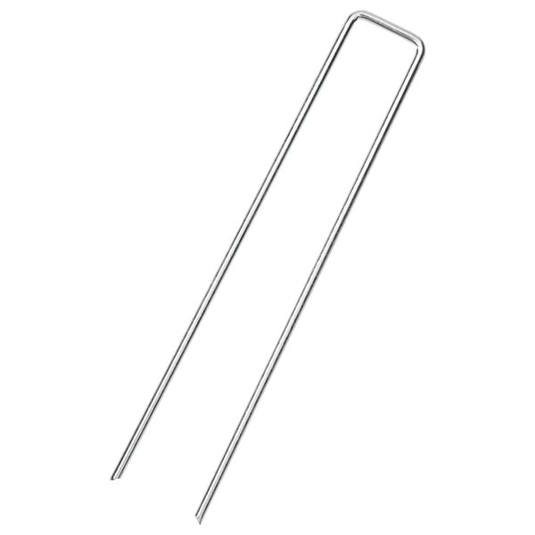 vidaXL Țăruși de pământ în formă de U 25 buc. 20x3,5cm oțel galvanizat