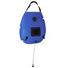 vidaXL Sac de duș de camping, albastru, 20 L, PVC