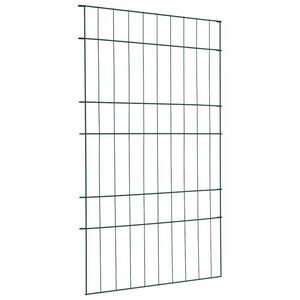 vidaXL Set gard pentru iaz 8 pcs Verde 50 x 80 cm Oțel