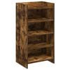 vidaXL Dulap pentru pantofi Stejar fumuriu 48 x 36 x 92 cm