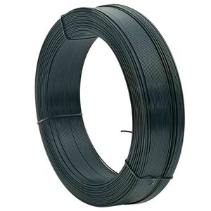 vidaXL Fir tensionare pentru gard 250 m 0,9/1,4 mm verde &icirc;nchis, oțel