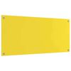 vidaXL Spate de bucătărie Galben 110 x 50 cm sticlă securizată