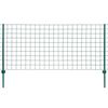 vidaXL Gard Euro, verde, 20 x 1,2 m, oțel