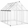 vidaXL Sere cu cadru de bază, argintiu, 224x169x195 cm, aluminiu