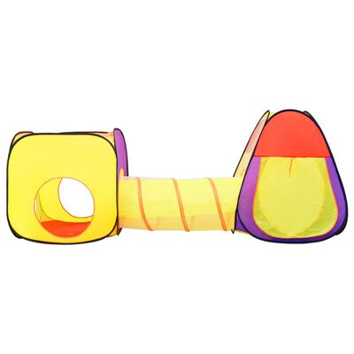 vidaXL Cort de joacă pentru copii, multicolor, 255x80x100 cm