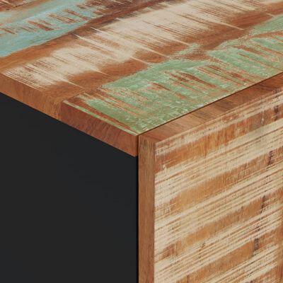 vidaXL Dulap de baie, 38x33x458 cm, lemn masiv reciclat