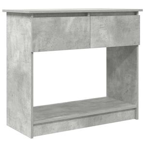 vidaXL Consolă cu sertare Gri beton 85,5x38,5x74,5 cm
