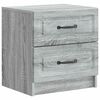 vidaXL Dulap de noapte Sonoma gri 43 x 34,5 x 44,5 cm Lemn prelucrat