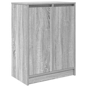 vidaXL Dulap de pantofi gri Sonoma 57x34x76 cm lemn prelucrat