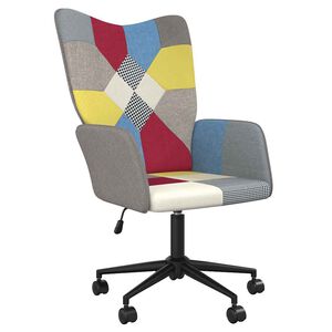 vidaXL Scaun de relaxare, textil, petice