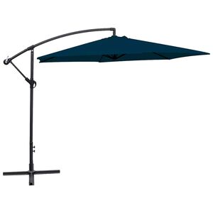 vidaXL Umbrelă de soare de grădină &icirc;n consolă, albastru, 3 m