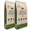 vidaXL Hrană uscată pentru c&acirc;ini Adult Essence Beef (2 x 15 kg)