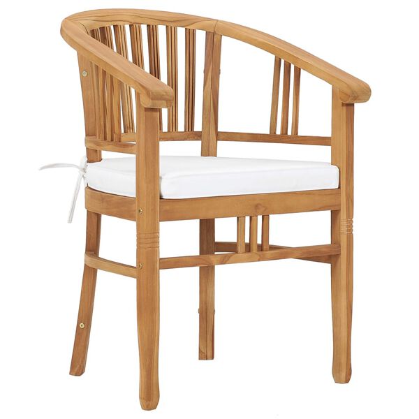 vidaXL Set mobilier de grădină cu perne, 7 piese, lemn masiv de tec