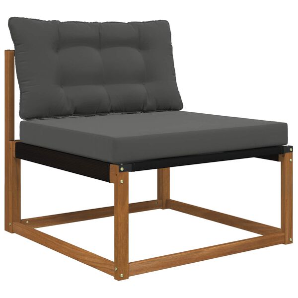 vidaXL Perna pentru canapea de exterior 2 pcs Antracit Poliester