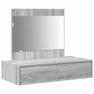 vidaXL Masă de Machiaj Gri 83 x 40 x 70 cm Lemn prelucrat