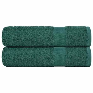 vidaXL Prosoape de duș, FROGN, 2 buc., verde, 70x140 cm, 360 g/m&sup2;