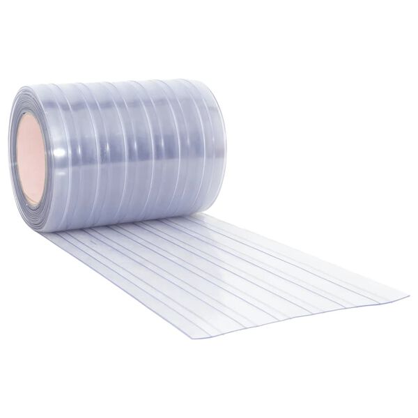 vidaXL Perdea pentru ușă, transparent, 300 mmx2,6 mm 10 m, PVC