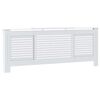 vidaXL Mască pentru calorifer, alb, 205 cm, MDF