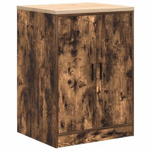 vidaXL Dulap de depozitare pentru garaj stejar afumat 60x51x85 cm