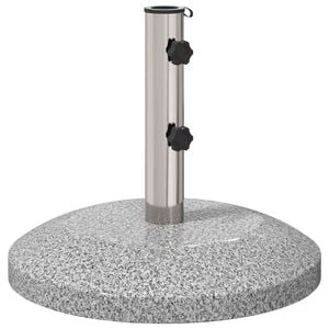 vidaXL Bază pentru parasolar cu pol de 40-50 mm 26.45 kg Gri