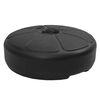 vidaXL Suport de umbrelă, negru, 15 L, umplere cu nisip/apă