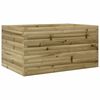 vidaXL Jardinieră de grădină, 90x60x45,5 cm, lemn de pin impregnat