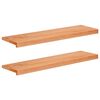 vidaXL Trepte de scară 2 buc. 100 x 30 x 2 cm Vopsea Lemn de fag masiv