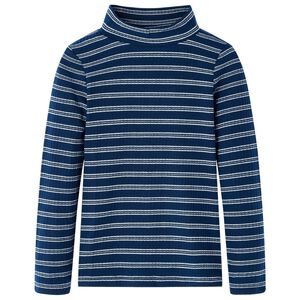 Tricou cu m&acirc;neci lungi pentru copii, bleumarin, 128