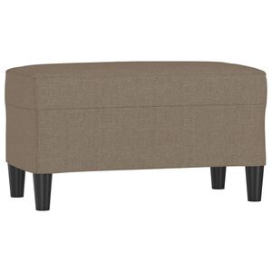vidaXL Bancă, gri taupe, 70x35x41 cm, textil