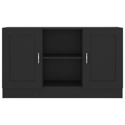 vidaXL Servantă, negru, 120 x 30,5 x 70 cm, PAL