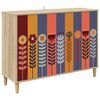 vidaXL Bufet ESSEN Sonoma 102 x 33 x 75 cm Lemn prelucrat
