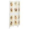 vidaXL Panou Romdivider Alb 106 x 165 cm MDF