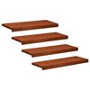 vidaXL Trepte de scară 4 buc. 70 x 25 x 2 cm Maro Lemn de fag masiv