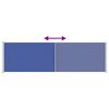 vidaXL Copertină laterală retractabilă de terasă, albastru, 180x600 cm