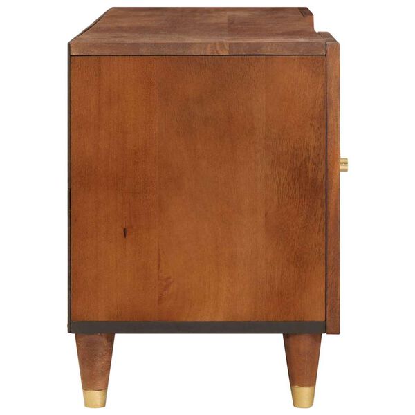 vidaXL Dulapuri și suporturi pentru stocarea media cu sertar Maro