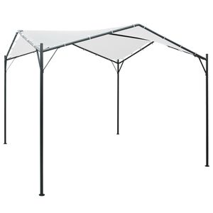 vidaXL Pavilion, alb, 3 x 3 x 2,6 m, 180 g/m&sup2;