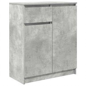 vidaXL Bufetă cu sertar Gri Beton 71x35x84 cm Lemn prelucrat