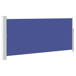 vidaXL Copertină laterală retractabilă, albastru, 140x300 cm