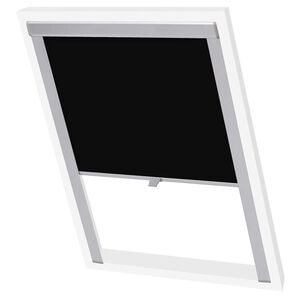 vidaXL Jaluzele opace tip rulou S08/608, negru, GGL și GGU
