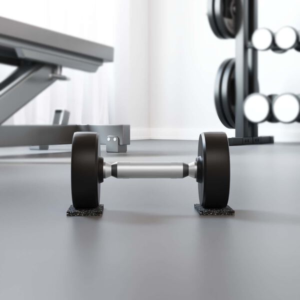 vidaXL Rolex din cauciuc Negru Cauciuc