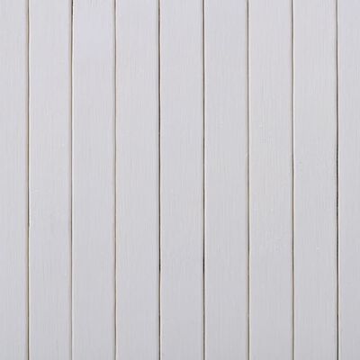 vidaXL Paravan de cameră, alb, 250 x 165 cm, bambus
