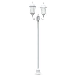 vidaXL Lumina de grădină 68 x 20 x 235 cm Aluminiu și sticlă