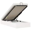 vidaXL Cadru de pat ottoman cu depozitare Alb 80 x 200 cm