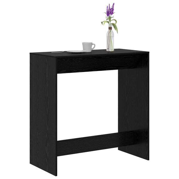 vidaXL Masă de bar Stejar Negru 102 x 50 x 103,5 cm Lemn compozit