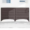vidaXL Tăblie cap cu headboard Maro &icirc;nchis 160 cm Piele artificială