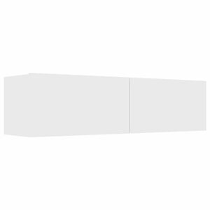 vidaXL Comodă TV, alb, 120 x 30 x 30 cm, lemn prelucrat